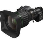 Angled front view showing lens hood elements