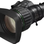 Wide-angle lens front with rectangular matte hood
