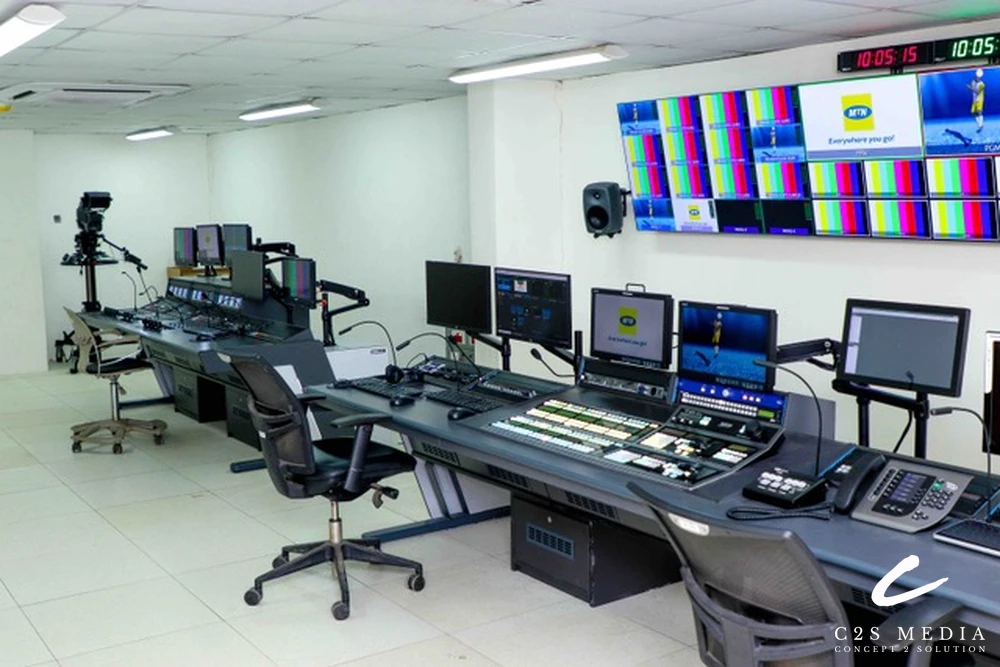 Hotsports TV studio complex, Lagos – C2S Media installation