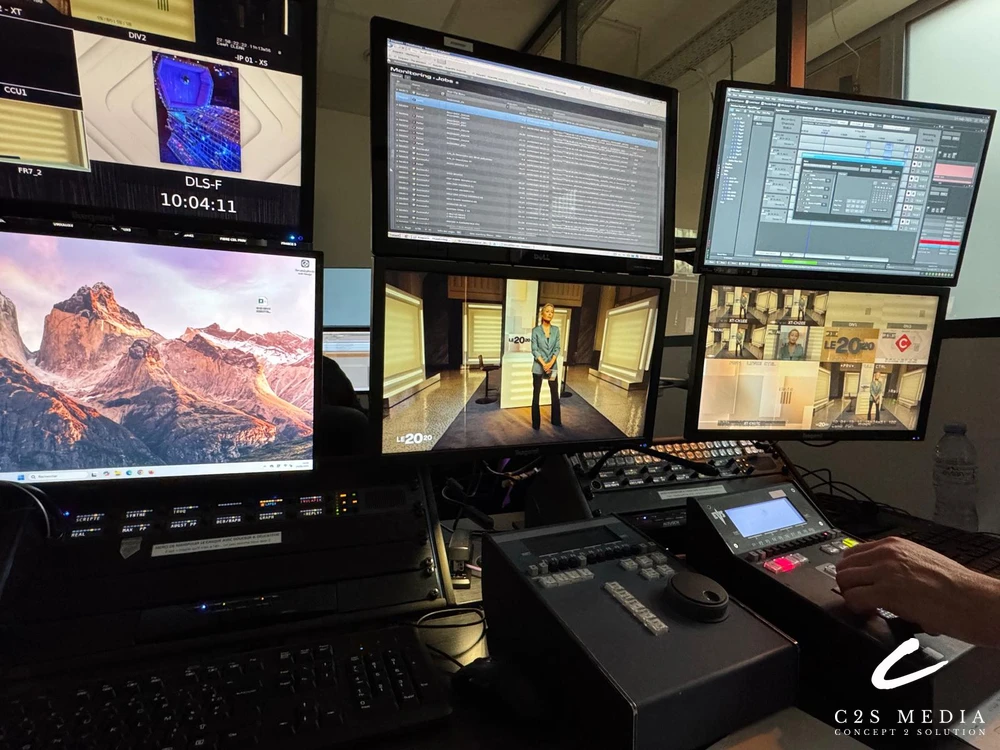 20h10 TV show set by C2S Media, Paris (3)