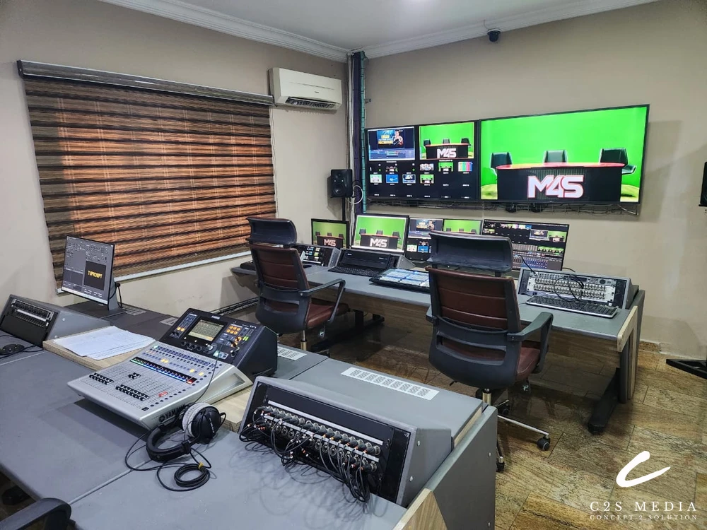 Vision mixer and switcher in the gallery