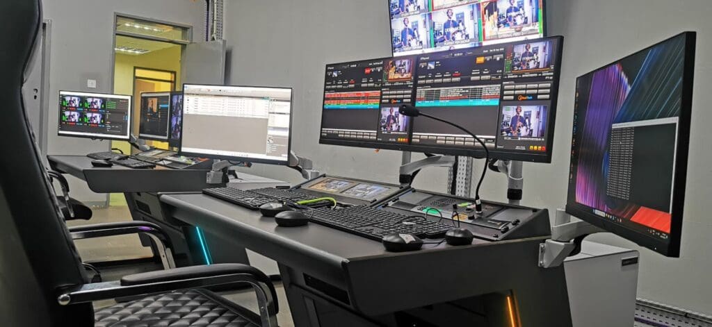 ZANIS broadcast facility – production and playout area